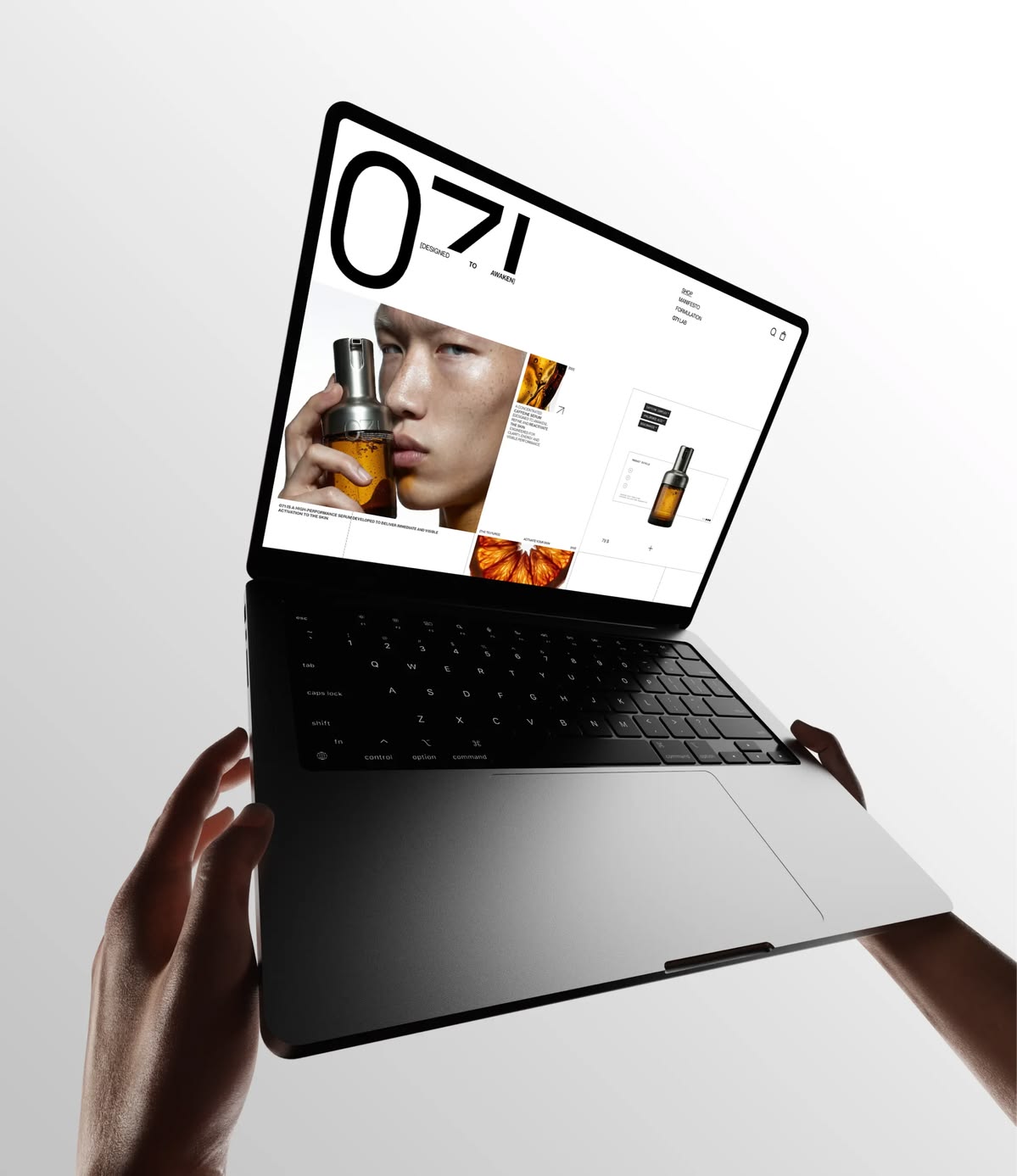Editorial brand campaign concept